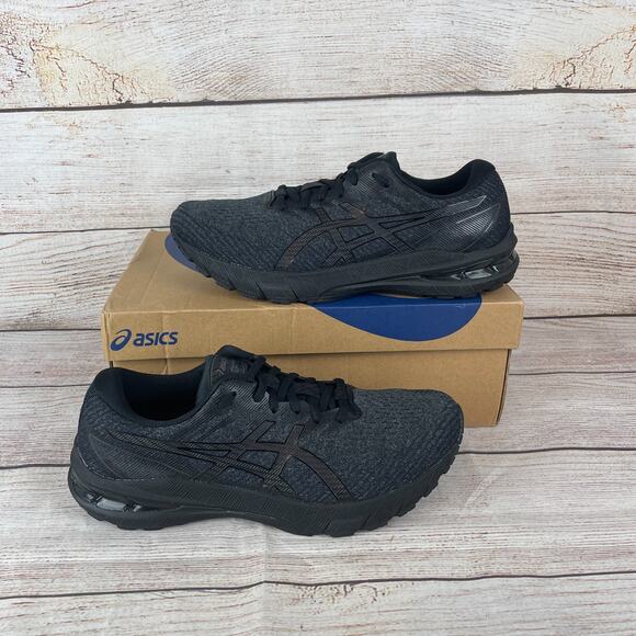 Asics GT 2000 10 Womens Sz 10D Wide Running Shoes Black/Black - Picture 1 of 11